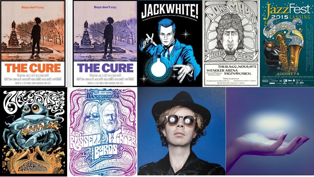 Graphic Art in Music, Concert Posters, and a Dabble of Magic